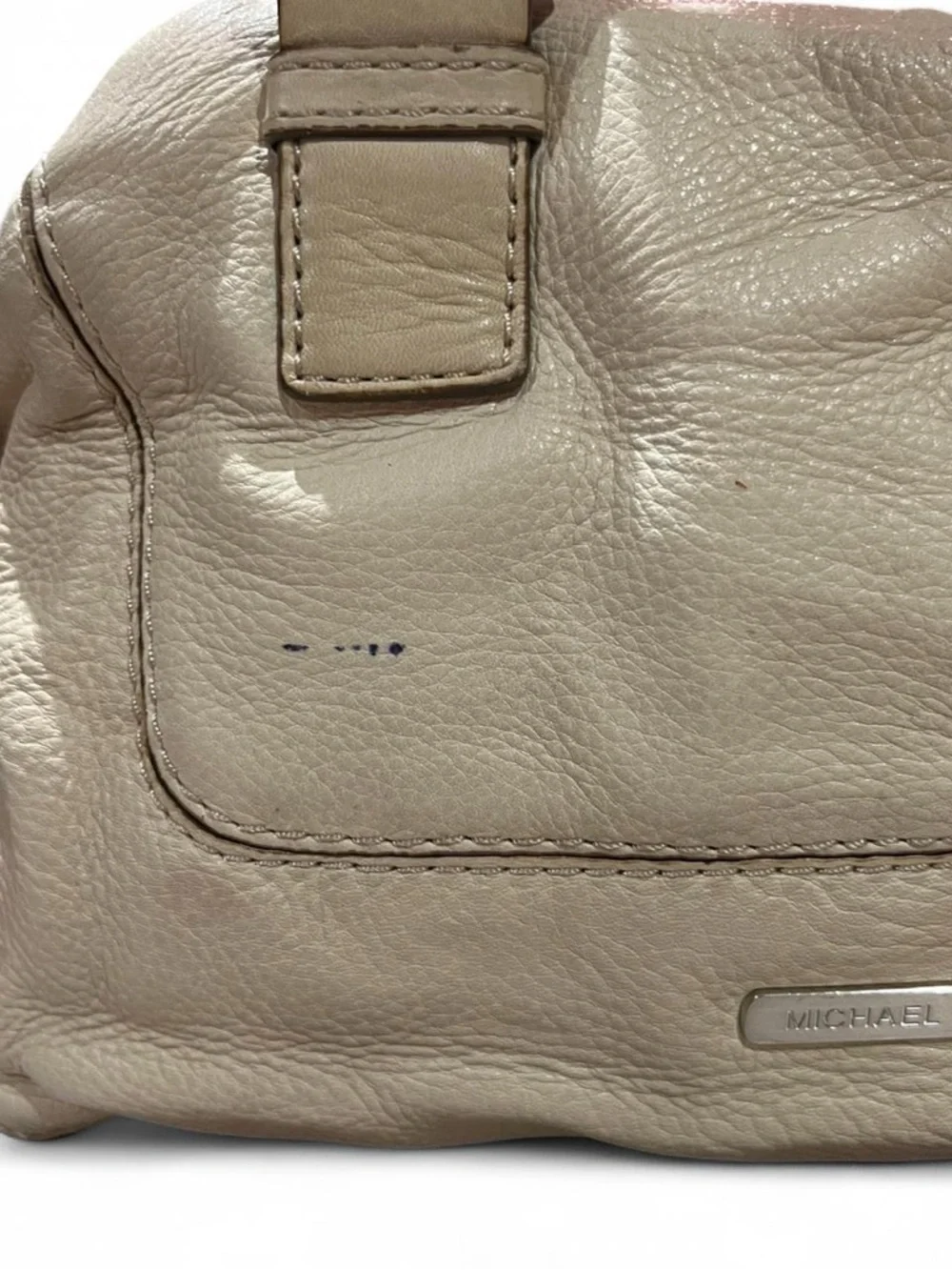 Michael Kors Beige Leather